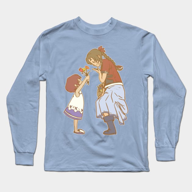 Flower Girls Long Sleeve T-Shirt by LocalCryptid